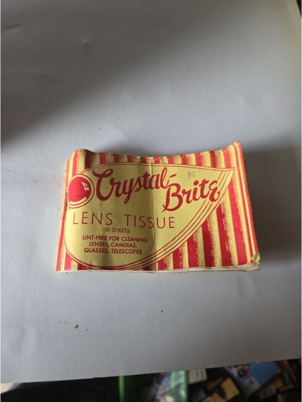 VINTAGE CRYSTAL-BRITE LENS TISSUE A22